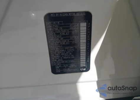 2019 Infiniti Qx50 Luxe from USA, damaged, VIN 3PCAJ5M10KF120886